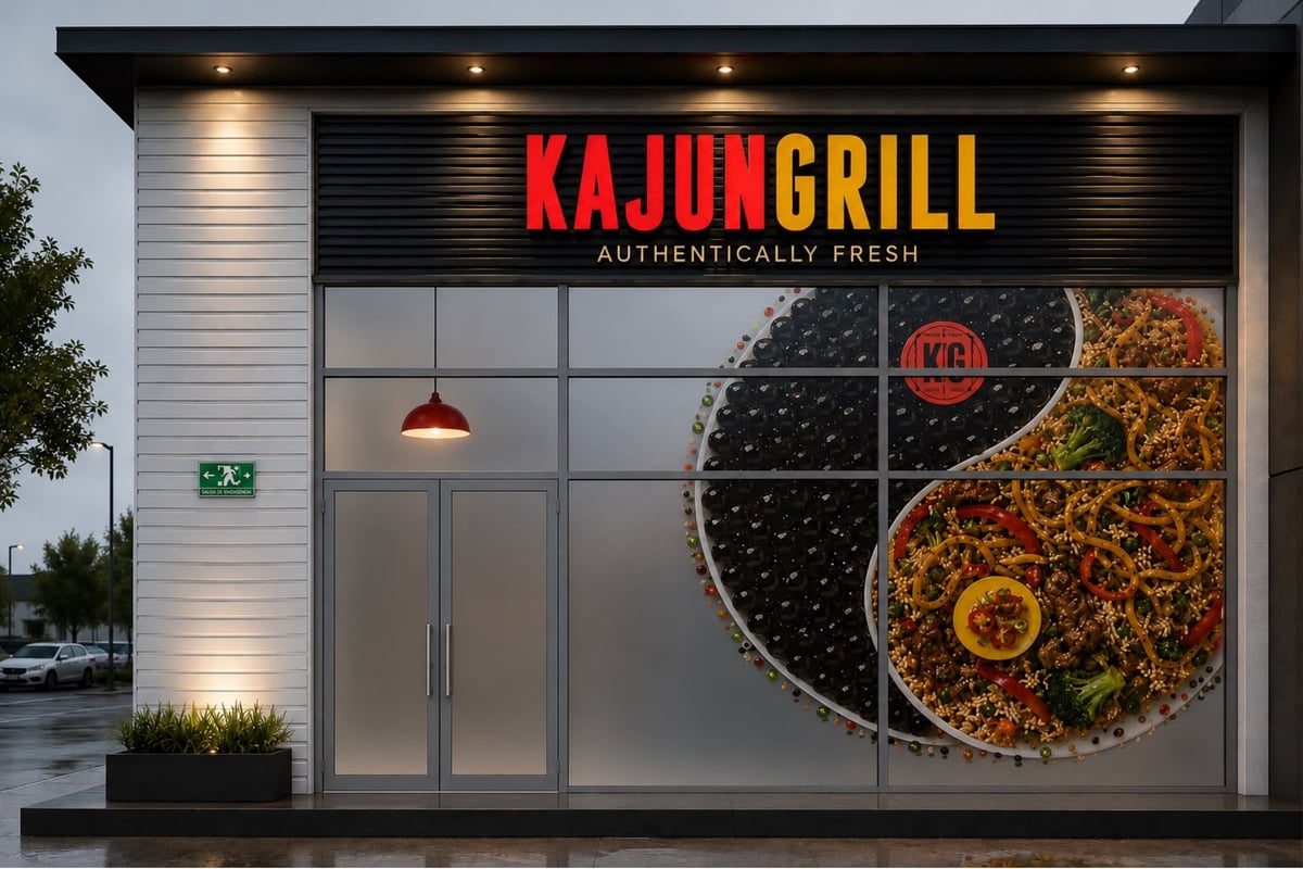 Kajun Grill — Kajun Grill · fachada lateral