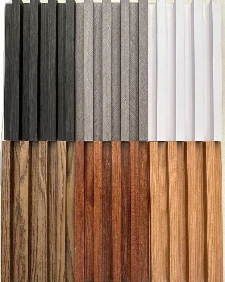 Acabados verticales en palillería de madera