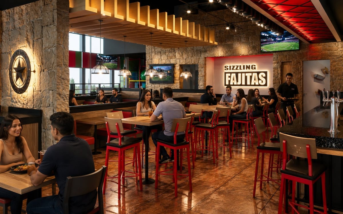 Chili's Plaza Altabrisa — Sizzling Fajitas · comedor